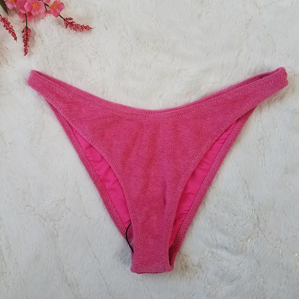 Beach Riot Terry Cloth Bikini Bottom Only